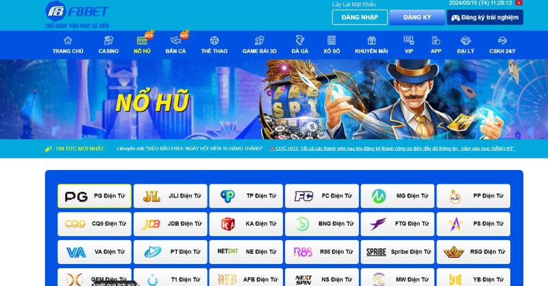 Một số hạng mục được yêu thích tại F8bet 